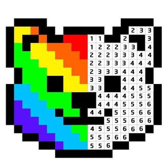 Pixel Art - Color by Numbers