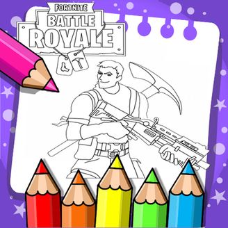 Fortnite Coloring Book Game