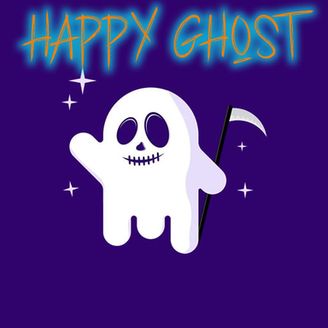 Happy Ghost Puzzle Jigsaw