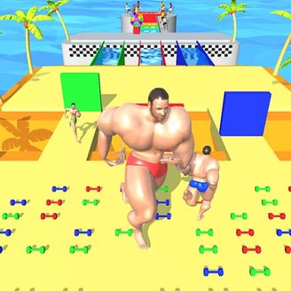 Muscle Race 3D : Smash Running Game