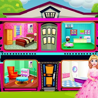 Doll House Game Design and Decoration