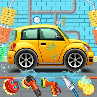 Kids Car Wash Service Auto Workshop Garage