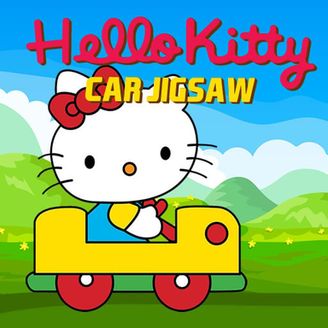 Hello Kitty Car Jigsaw