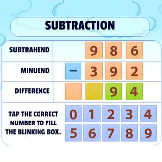 Subtraction Practice