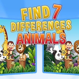 Find Seven Differences - Animals