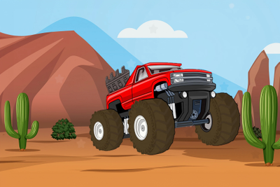 Monster Truck Hidden Stars